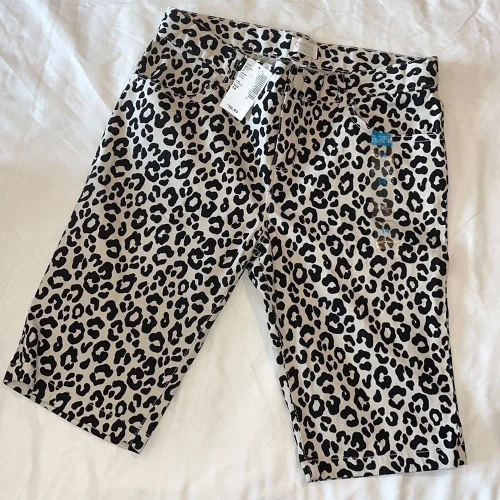 Children’s Place Leopard Animal print shorts